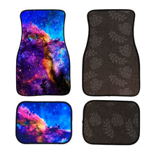 Load image into Gallery viewer, BRAND NEW 4PCS UNIVERSAL GALAXY STAR Racing Fabric Car Floor Mats Interior Carpets