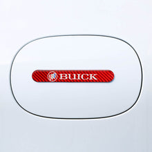 Load image into Gallery viewer, Brand New 1PCS Buick Real Carbon Fiber Red Car Trunk Side Fenders Door Badge Scratch Guard Sticker