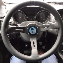 Load image into Gallery viewer, Brand New Universal Anime Hentai Car Horn Button Black Steering Wheel Center Cap