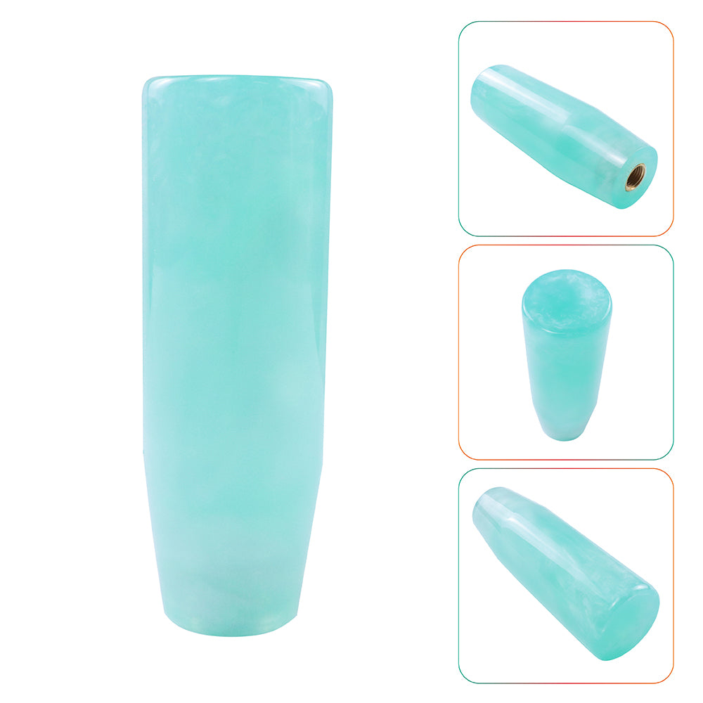 Brand New 12CM Universal Pearl Long Teal Stick Manual Car Gear Shift Knob Shifter M8 M10 M12