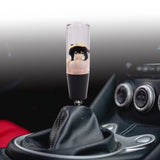 Brand New Universal Anime Girl Character Crystal Clear Stick Car Manual Gear Shift Knob Shifter Lever Cover