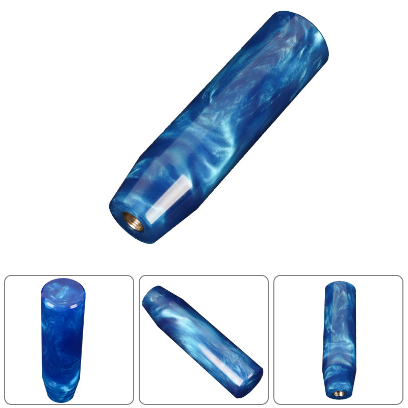 Brand New Universal Blue Pearl Long Stick Manual Car Gear Shift Knob Shifter M8 M10 M12