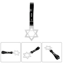 Load image into Gallery viewer, Brand New Hexagram Shaped White JDM TSURIKAWA Subway Bus Black Handle Strap Charm Drift