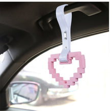 Load image into Gallery viewer, Brand New Minecraft Heart Pink Handle JDM TSURIKAWA Ring Subway Train Bus Handle Strap Charm Drift