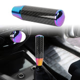 Brand New Universal Neo-Chrome Carbon Fiber Manual Gear Stick Shift Knob Lever Shifter 13cm