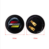 Brand New Universal Spoon Sports Car Horn Button Black Steering Wheel Center Cap