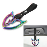 Brand New Devil Broken Heart Neo Chrome JDM TSURIKAWA Ring Subway Train Bus Handle Carbon Strap Charm Drift