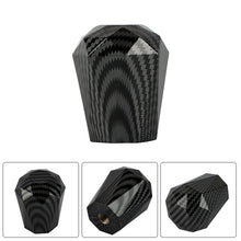 Load image into Gallery viewer, BRAND NEW JDM 60mm Universal Diamond Carbon Fiber Style Aluminum Manual Gear Stick Shift Knob Shifter M8 M10 M12