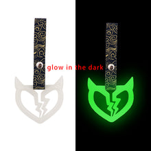 Load image into Gallery viewer, Brand New V3 Devil Broken Heart Glows in the Dark Green JDM TSURIKAWA Subway Bus Handle Strap Charm Drift