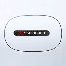 Load image into Gallery viewer, Brand New 8PCS Scion Real Carbon Fiber Black Car Trunk Side Fenders Door Badge Scratch Guard Sticker