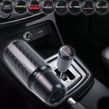 Load image into Gallery viewer, Brand New Universal Mazdaspeed Black Real Carbon Fiber Racing Gear Stick Shift Knob For MT Manual M12 M10 M8