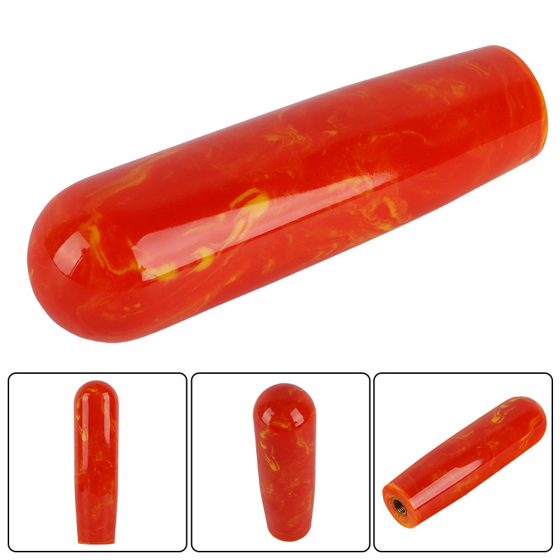 Brand New JDM Universal JDM Red 15CM Marble Style Stick Manual Gear Shift Knob Shifter M8 M10 M12