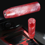 Brand New Universal Red Pearl Long Stick Manual Car Gear Shift Knob Shifter M8 M10 M12