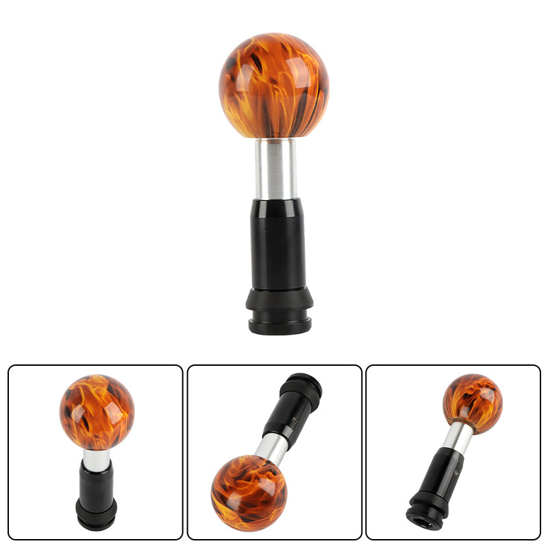 Brand New Fireball Round Ball Aluminum Automatic Transmission Car Gear Shift Knob Shifter level