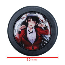 Load image into Gallery viewer, Brand New Universal Anime Hentai Car Horn Button Black Steering Wheel Center Cap