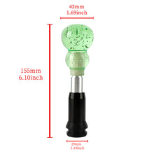 Load image into Gallery viewer, Brand New JDM Green Glitter Gourd Shape Crystal Automatic Gear Shift Knob Lever Shifter