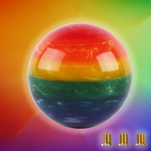 Load image into Gallery viewer, Brand New Jdm Universal Rainbow Color Round Ball Shifter Shift Knob M8 M10 M12