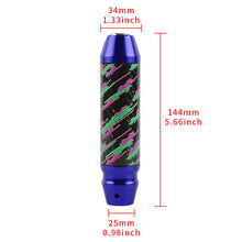 Load image into Gallery viewer, Brand New HKS Style Universal Real Carbon Fiber Blue Aluminum Automatic Transmission Racing Gear Shift Knob