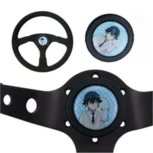 Load image into Gallery viewer, Brand New Universal Anime Hentai Car Horn Button Black Steering Wheel Center Cap