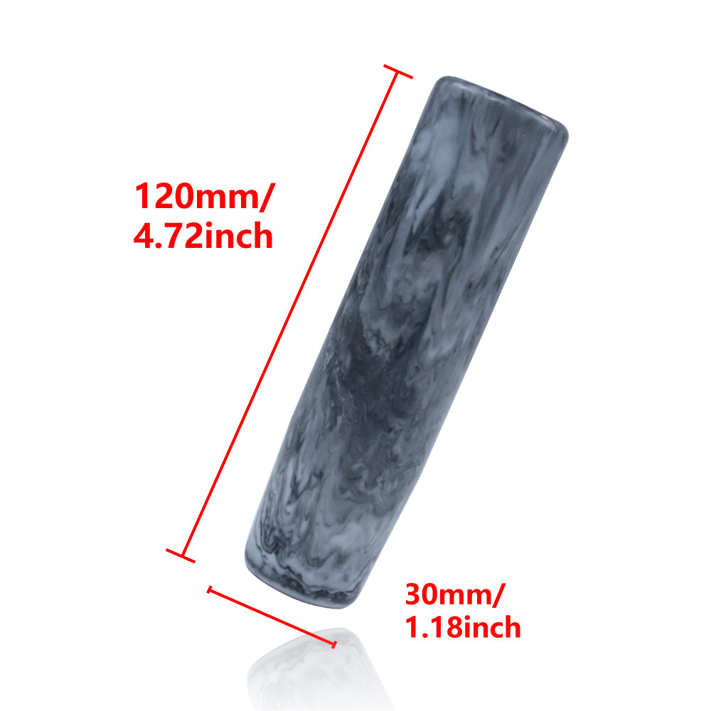 Brand New 12CM Universal Pearl Long Grey Stick Manual Car Gear Shift Knob Shifter M8 M10 M12