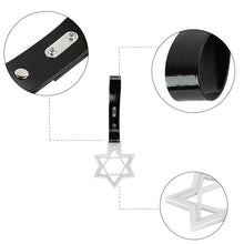 Load image into Gallery viewer, Brand New Hexagram Shaped White JDM TSURIKAWA Subway Bus Black Handle Strap Charm Drift