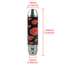 Load image into Gallery viewer, Brand New Naruto Akatsuki Cloud Universal Real Carbon Fiber Silver Aluminum Automatic Transmission Racing Gear Shift Knob