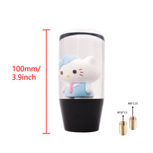 Load image into Gallery viewer, Brand New Universal Hello Kitty Character Crystal Clear Stick Car Manual Gear Shift Knob Shifter Lever Cover