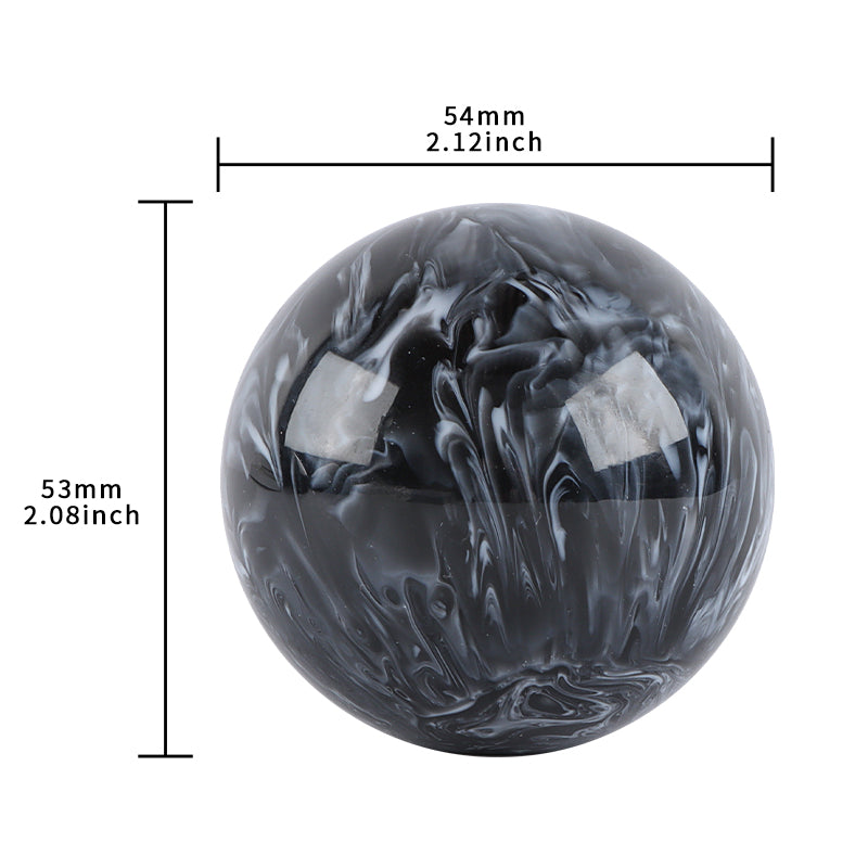 BRAND NEW UNIVERSAL JDM Pearl Round Starball Black/White Manual Gear Stick Shift Knob Lever Shifter M8 M10 M12