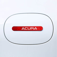 Load image into Gallery viewer, Brand New 4PCS Acura Real Carbon Fiber Red Car Trunk Side Fenders Door Badge Scratch Guard Sticker