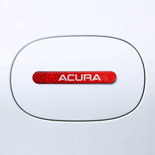 Load image into Gallery viewer, Brand New 8PCS Acura Real Carbon Fiber Red Car Trunk Side Fenders Door Badge Scratch Guard Sticker