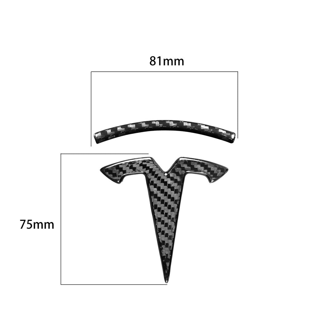 model y front bumper t badge logo emblem concept model y front