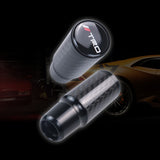 Brand New Universal TRD Black Real Carbon Fiber Racing Gear Stick Shift Knob For MT Manual M12 M10 M8