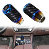 Brand New Universal Mugen Car Manuel Gear Stick Real Carbon Fiber / Burnt Blue Shift Knob M8 M10 M12