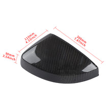 Load image into Gallery viewer, Brand New Audi RS3 2017-2021 Real Carbon Fiber Side View Mirror Cover Replacement Caps Fits Without Lane Assist