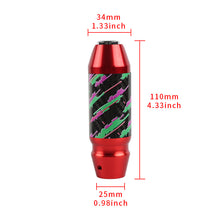 Load image into Gallery viewer, Brand New Universal HKS Real Carbon Fiber Red Aluminum Automatic Transmission Racing Gear Shift Knob