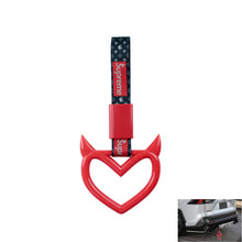 Load image into Gallery viewer, Brand New Supreme Devil Heart Shaped Red JDM TSURIKAWA Subway Bus Handle Strap Charm Drift