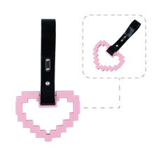 Load image into Gallery viewer, Brand New Minecraft Heart Pink Handle JDM TSURIKAWA Ring Subway Train Bus Handle Strap Charm Drift