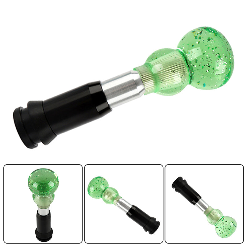 Brand New JDM Green Glitter Gourd Shape Crystal Automatic Gear Shift Knob Lever Shifter