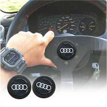 Load image into Gallery viewer, Brand New Universal Audi Car Horn Button Black Steering Wheel Horn Button Center Cap