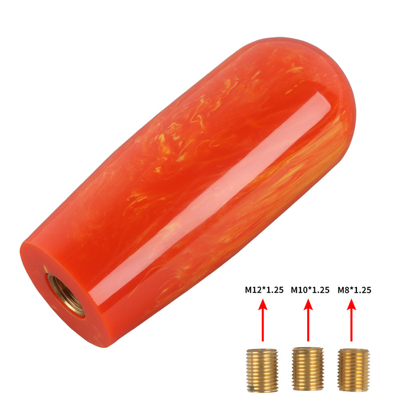 Brand New JDM Universal JDM Red 10CM Marble Style Stick Manual Gear Shift Knob Shifter M8 M10 M12