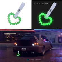 Load image into Gallery viewer, Brand New Minecraft Heart Green (Glows in the Dark) JDM TSURIKAWA Ring Subway Train Bus White Handle Strap Charm Drift