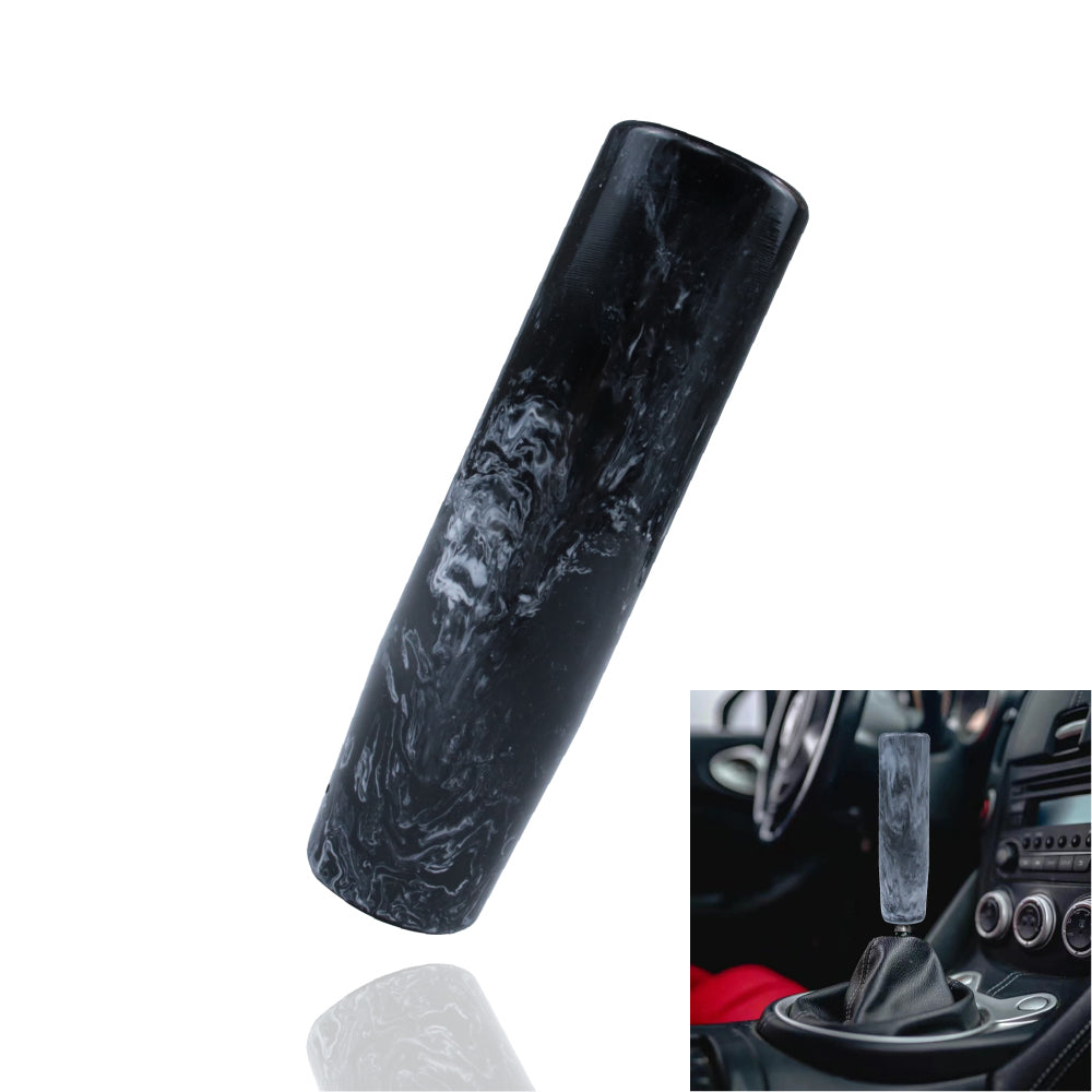 Brand New 12CM Universal Pearl Long BK/WH Stick Manual Car Gear Shift Knob Shifter M8 M10 M12