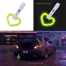 Load image into Gallery viewer, Brand New Minecraft Heart Yellow (Glows in the Dark) JDM TSURIKAWA Ring Subway Train Bus White Handle Strap Charm Drift