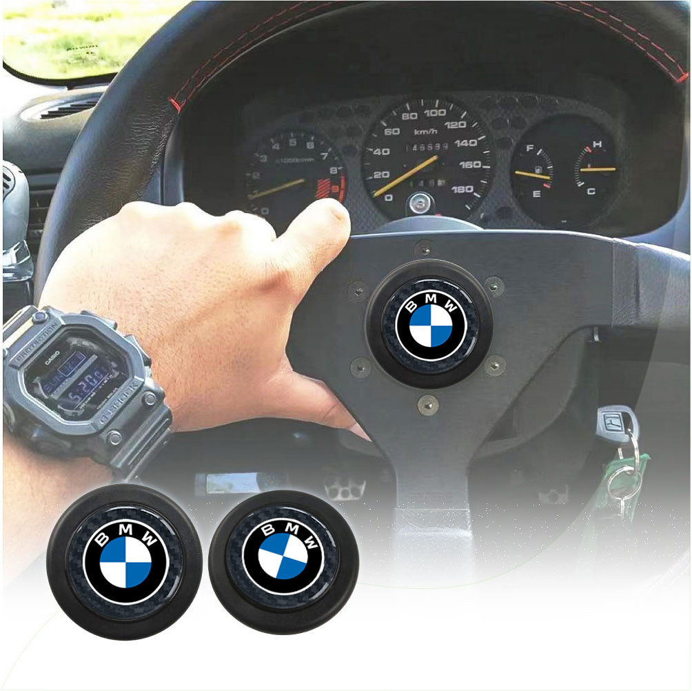 Brand New Universal BMW Car Horn Button Black Steering Wheel Horn Button Center Cap