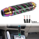 Brand New HKS Style Universal Real Carbon Fiber Neo Chrome Aluminum Automatic Transmission Racing Gear Shift Knob