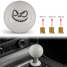 Load image into Gallery viewer, BRAND NEW JDM Ghost Smile Face Ball White Manual Gear Stick Shift Knob Shifter Universal M8 M10 M12