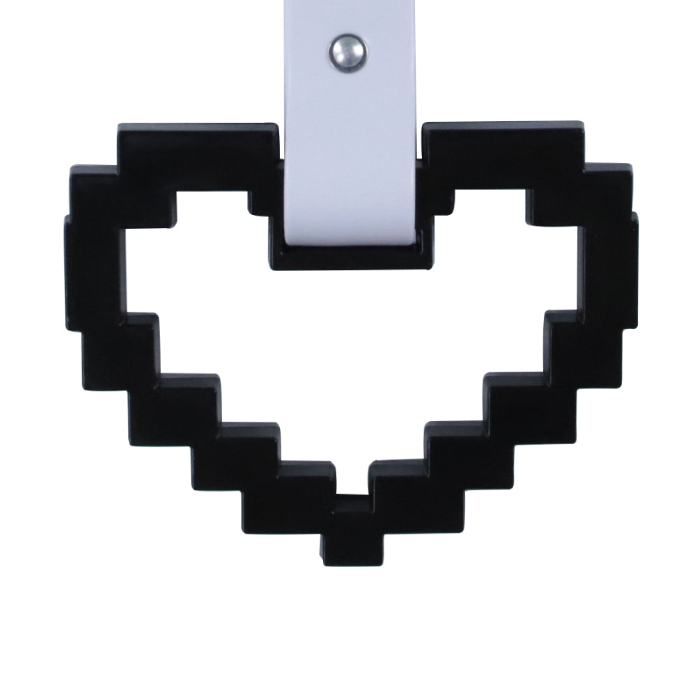 Brand New Minecraft Heart Black Handle JDM TSURIKAWA Ring Subway Train Bus Handle Strap Charm Drift