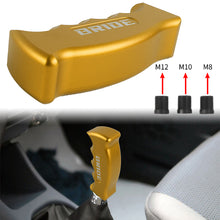 Load image into Gallery viewer, Brand New Bride Universal Gold Aluminum Slotted Pistol Grip Handle Manual Gear Shift Knob Shifter M8 M10 M12