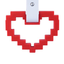 Load image into Gallery viewer, Brand New Minecraft Heart Red Handle JDM TSURIKAWA Ring Subway Train Bus Handle Strap Charm Drift