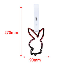 Load image into Gallery viewer, Brand New Playboy Bunny Shaped Rainbow JDM TSURIKAWA Subway Bus White Handle Strap Charm Drift